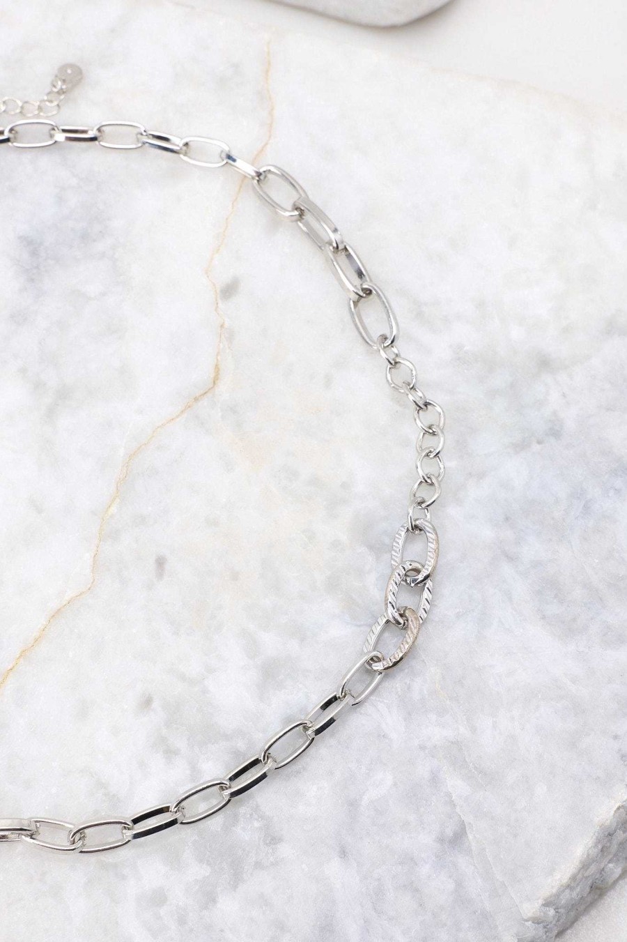 Jewelry Red Dress | New Transitions Necklace Silver