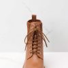 Shoes Red Dress Ankle Booties | Built To Last Lace Up Boots Brown