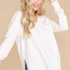 Clothing Z Supply Casual Tops | Light V-Neck Weekender Oatmeal