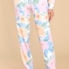 Clothing PJ Salvage Matching Sets | Twilight Garden Banded Pants Ivory