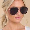 Accessories Red Dress Sunglasses | Fierce Mood Sunglasses Rose Gold