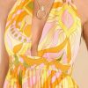 Clothing Meet Me In Santorini Maxi Dresses | Sunshine Dreaming Citrus Maxi Dress Print