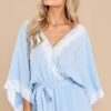 Clothing Red Dress Rompers | Poolside Dream Blue Tie Dye Romper Blue Tiedye