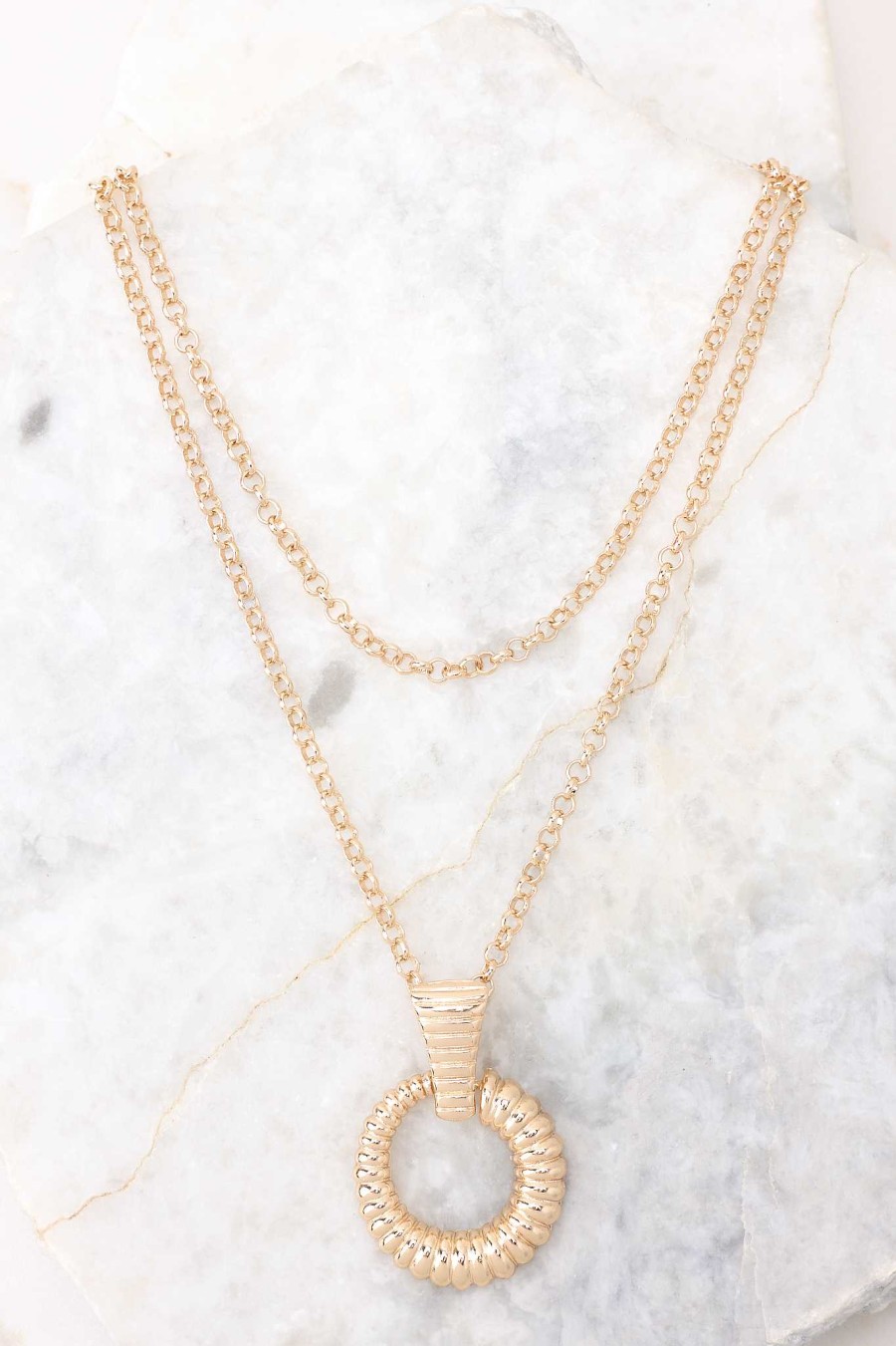Jewelry Red Dress | Confident Glamour Necklace Gold