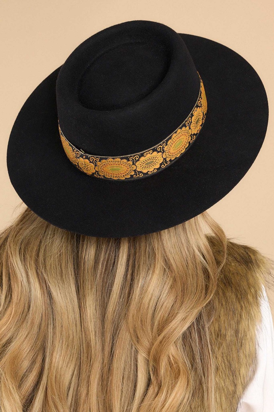 Accessories Lack of Color Hats | Lolita Hat Black