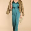 Clothing Red Dress Jumpsuits | Guest Of Honor Jumpsuit Emerald
