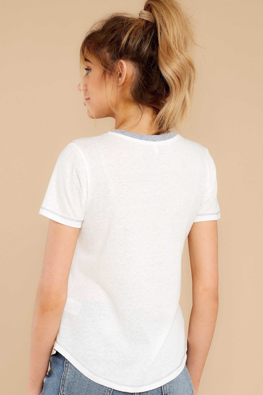 Clothing Z Supply Tees | The Desert Ridley Triblend Tee White