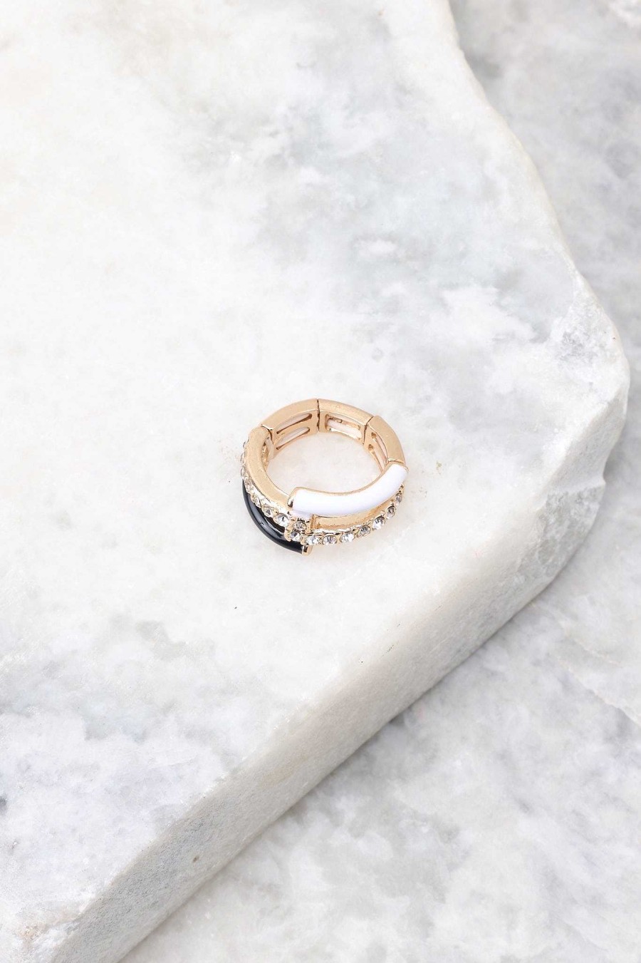 Jewelry Red Dress | With Certainty And White Ring Black