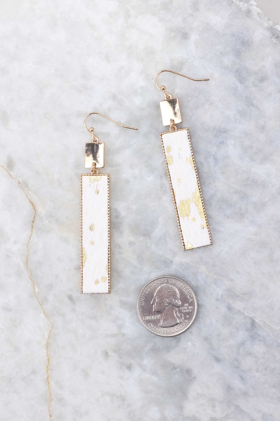 Jewelry Red Dress | Highland Chic Multi Earrings White