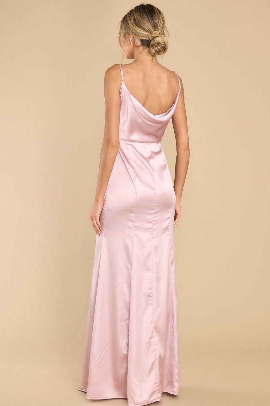 Clothing Red Dress Maxi Dresses | Inner Radiance Maxi Dress Dusty Pink