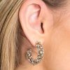 Jewelry Red Dress | Still Thinking Hoop Earrings Gold
