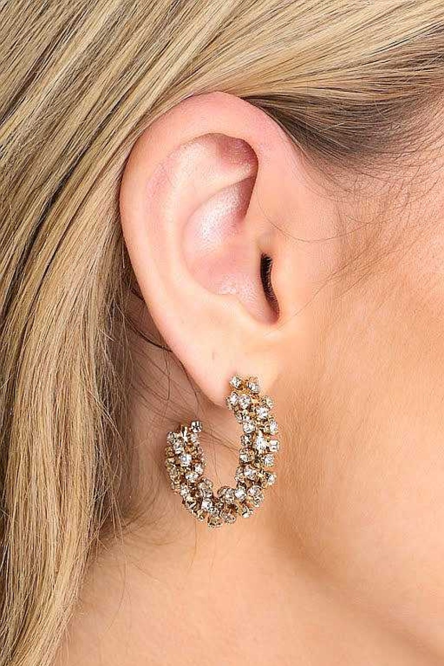 Jewelry Red Dress | Still Thinking Hoop Earrings Gold