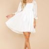 Clothing Red Dress Mini Dresses | Madly In Love Dress White