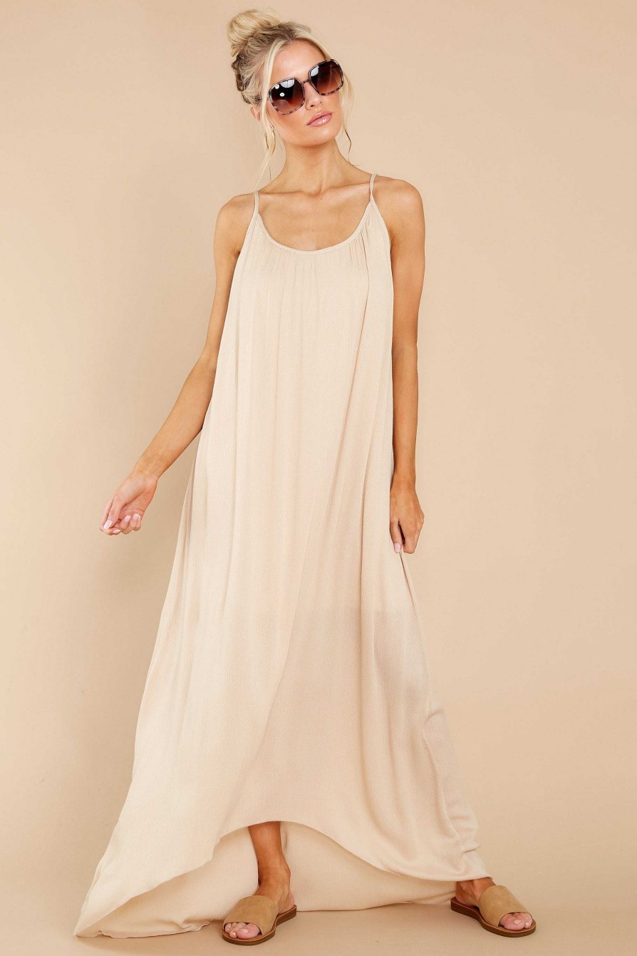 Clothing Red Dress Maxi Dresses | Hit The Road Maxi Dress Natural