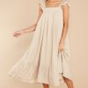 Clothing Red Dress Midi Dresses | So You Hear Midi Dress Light Taupe