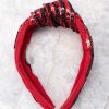 Accessories Red Dress Hair Accessories | Between The Hedges Black And Headband Red