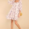 Clothing Red Dress Mini Dresses | Petal Princess Floral Dress Pink
