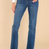 Clothing Red Dress Clean Denim | Charmed Life Straight Leg Jeans Dark Wash