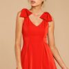 Clothing Champagne & Strawberries Mini Dresses | X'S And O'S Dress Red