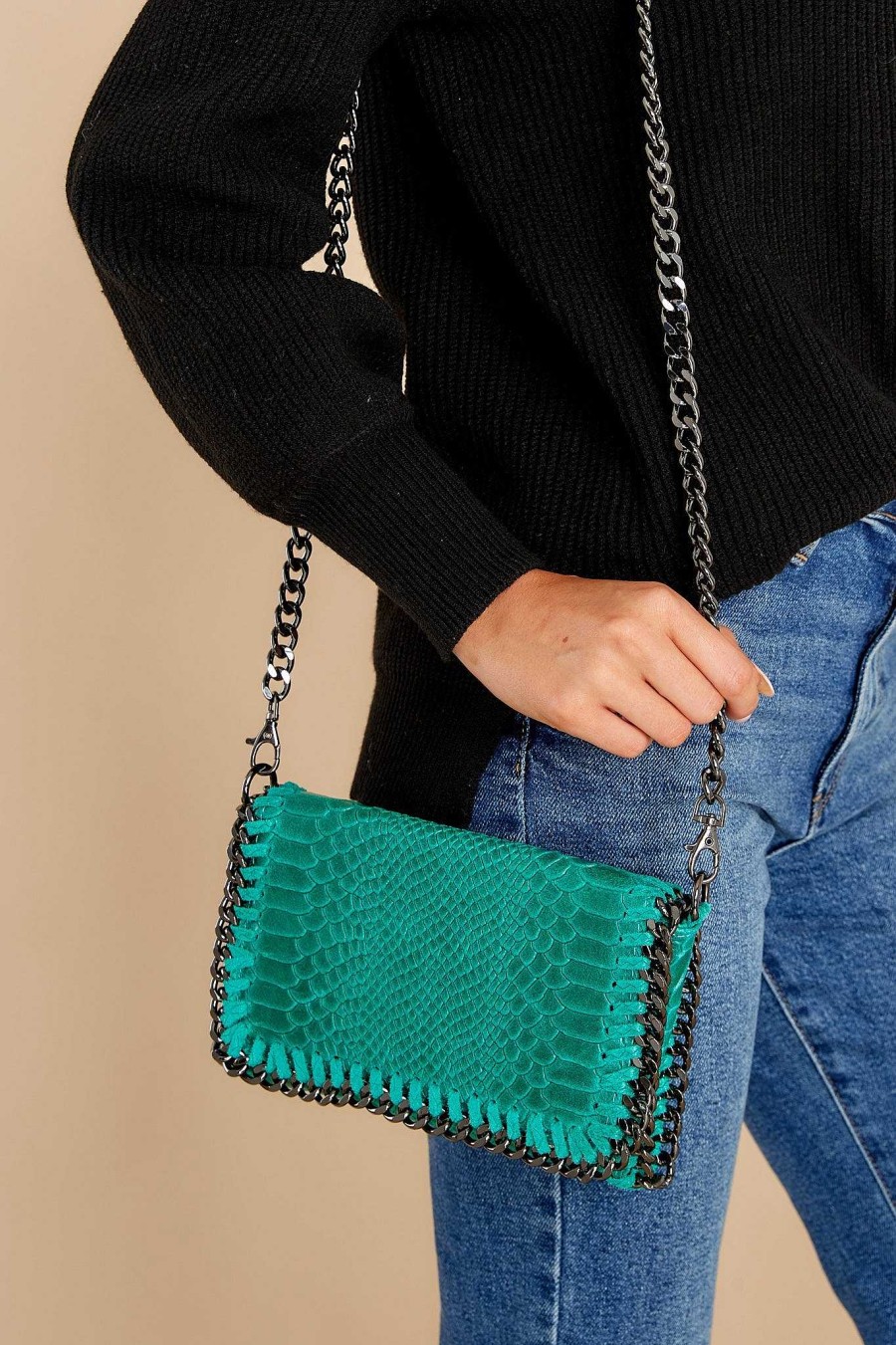 Accessories German Fuentes Clutches & Pouches | In High Places Clutch Green