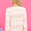 Clothing PJ Salvage Pajama Sets | Nordic Nights Multi Print Pj Top White