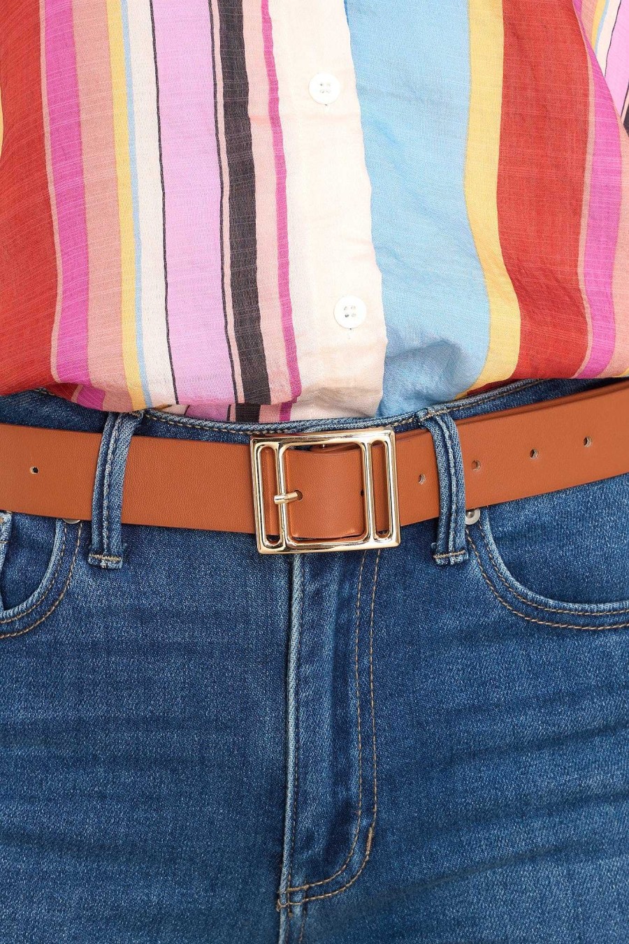 Accessories Red Dress Belts | Countless Times Belt Cognac