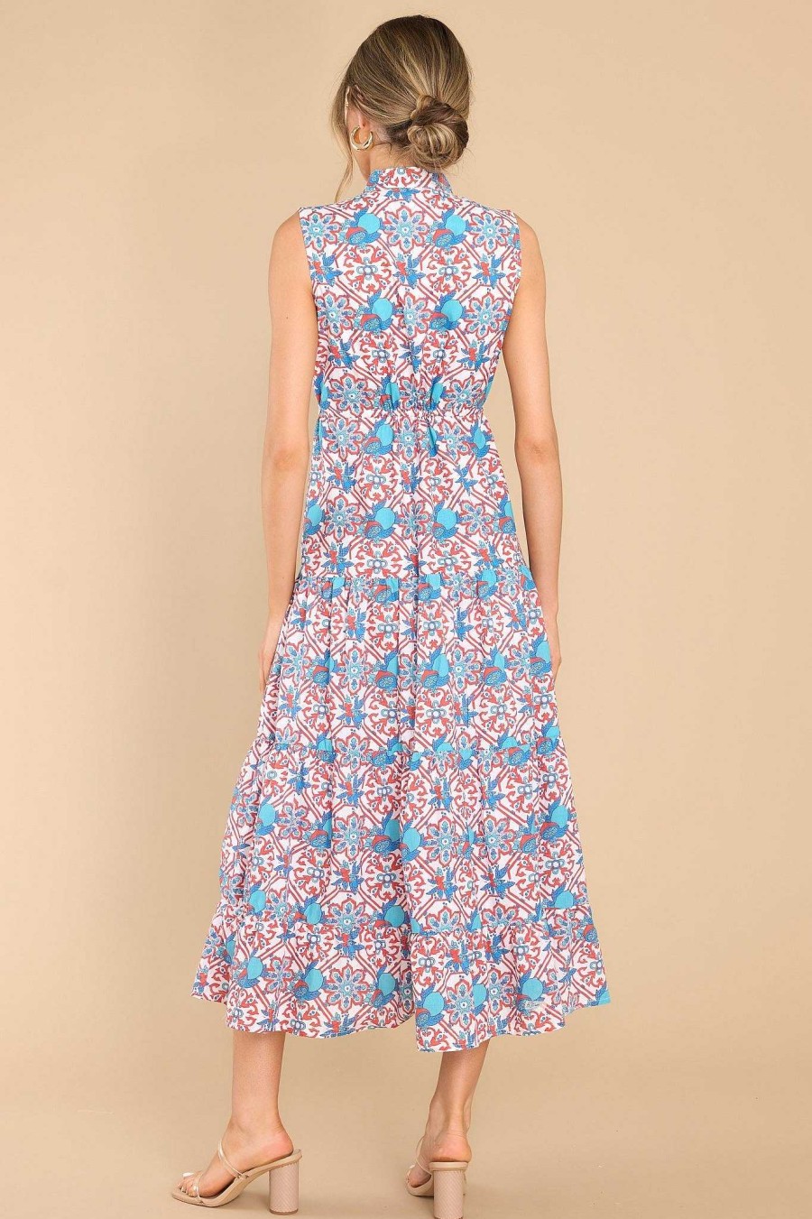 Clothing Victoria Dunn Midi Dresses | Magnolia Midi Dress Santa Caterina