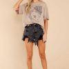Clothing Red Dress Casual Tops | Living In Positivity Graphic Tee Light Mocha