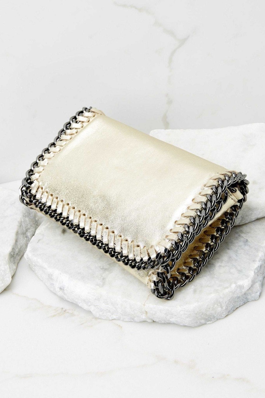 Accessories German Fuentes Clutches & Pouches | In The Night Clutch Gold