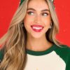 Accessories Red Dress Hair Accessories | Jingle Jewels Headband Green