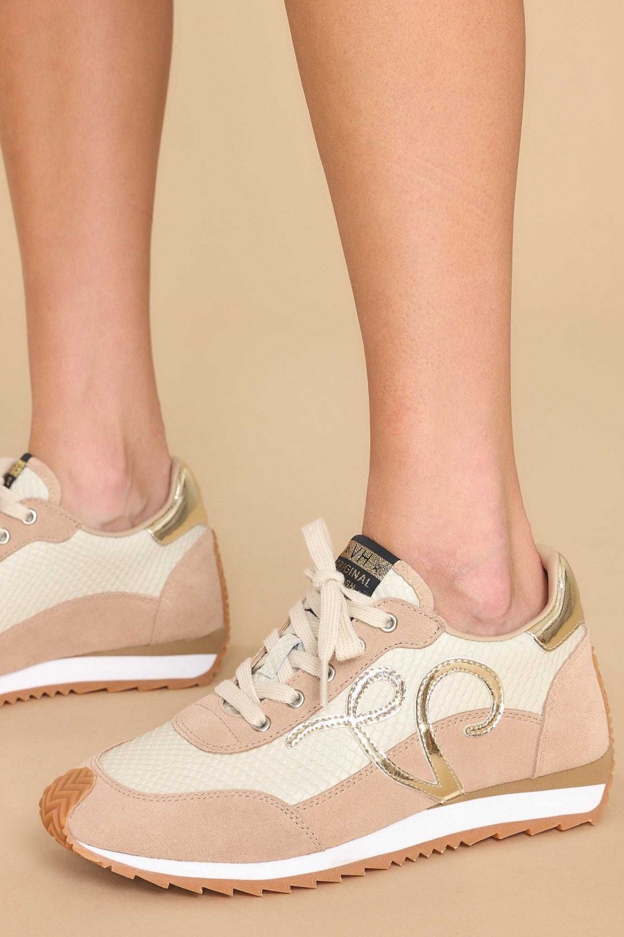 Shoes Vintage Havana Printed Sneakers | Vroom Multi Sneakers Beige