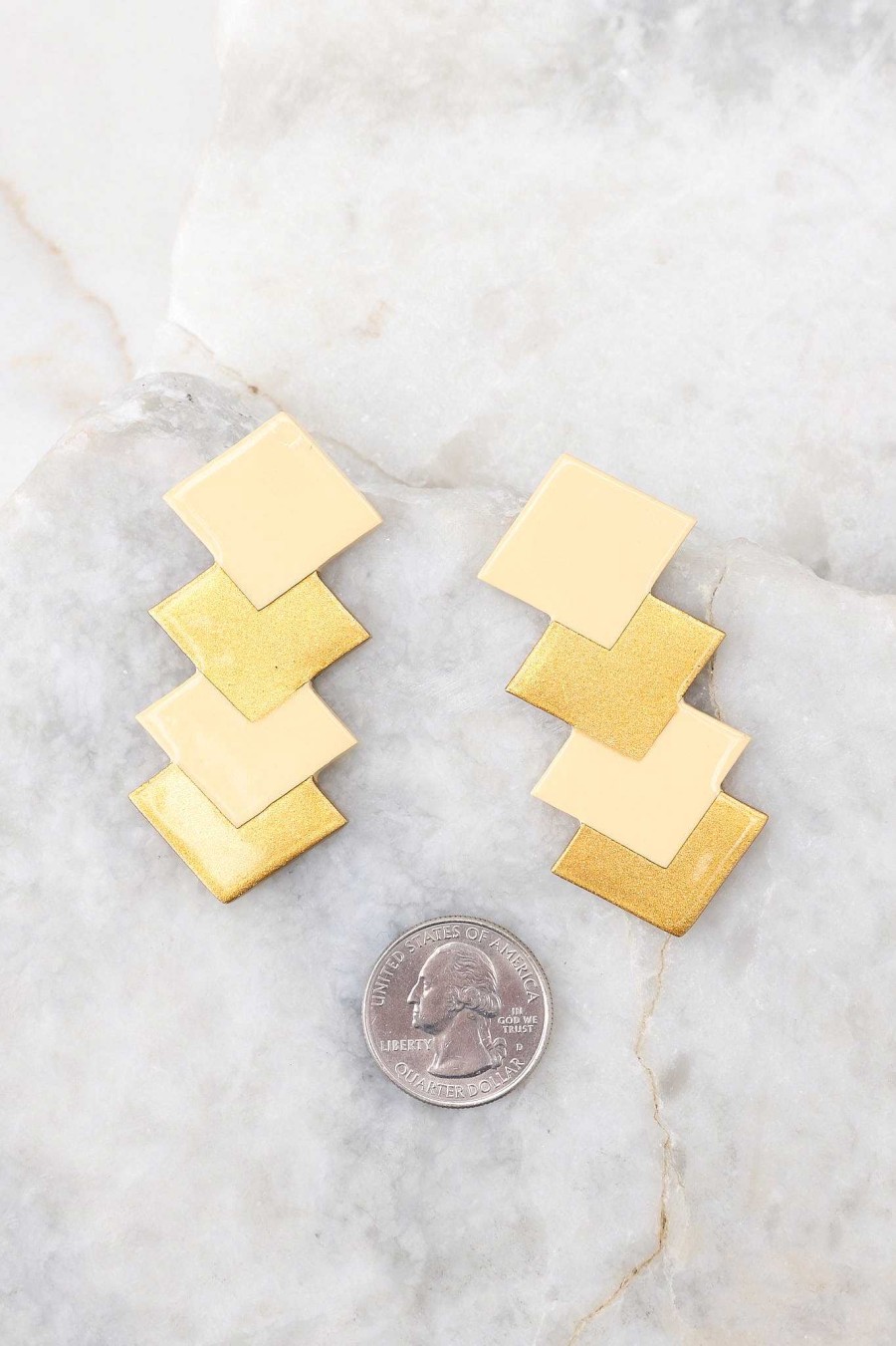 Jewelry Sunshine Tienda | Different Time Zone Earrings Gold