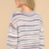 Clothing Z Supply Casual Tops | Corbin Multi Pullover Sweater Grey