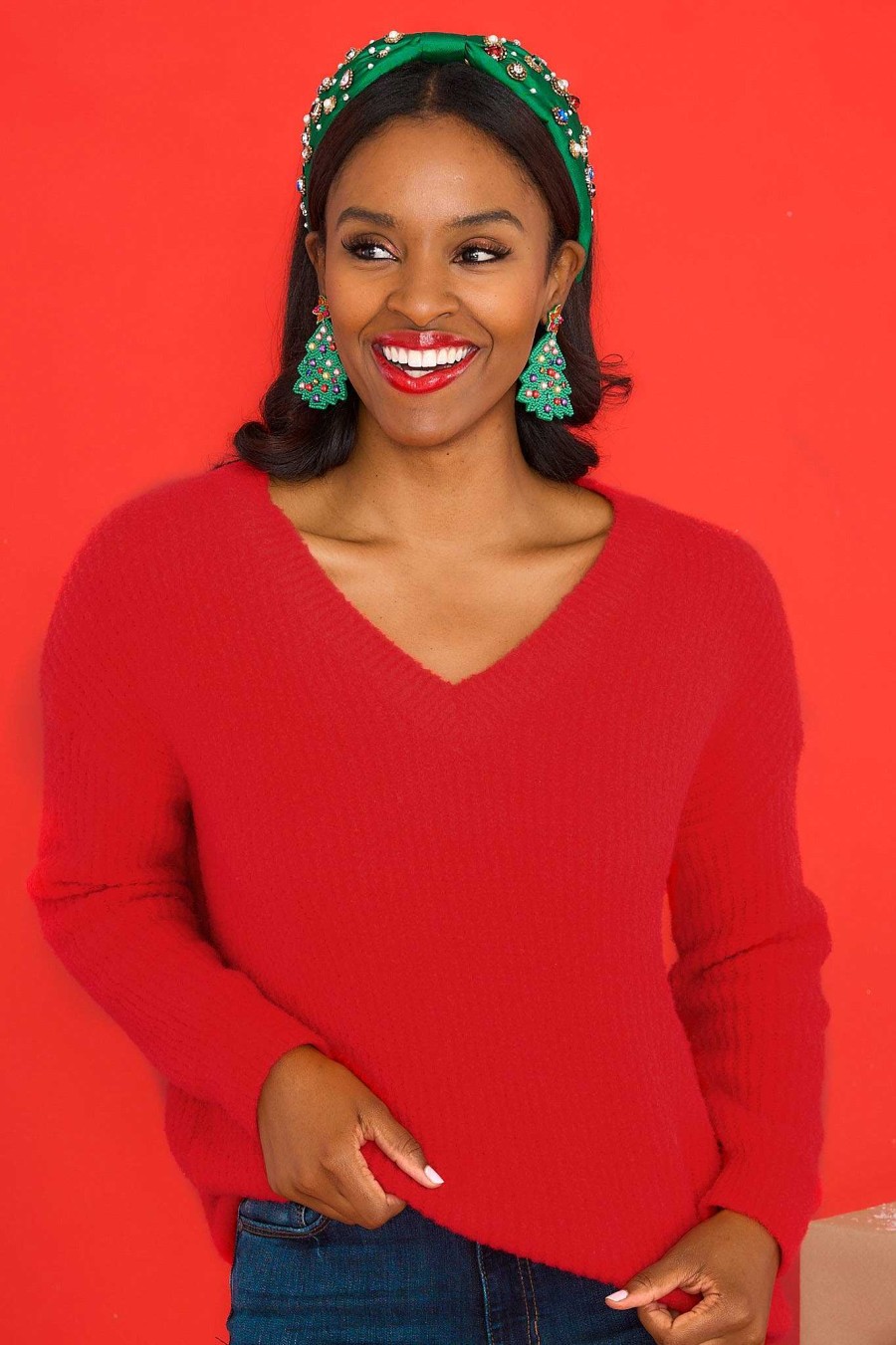Clothing Fable Sweaters | Any Day Now Sweater Red