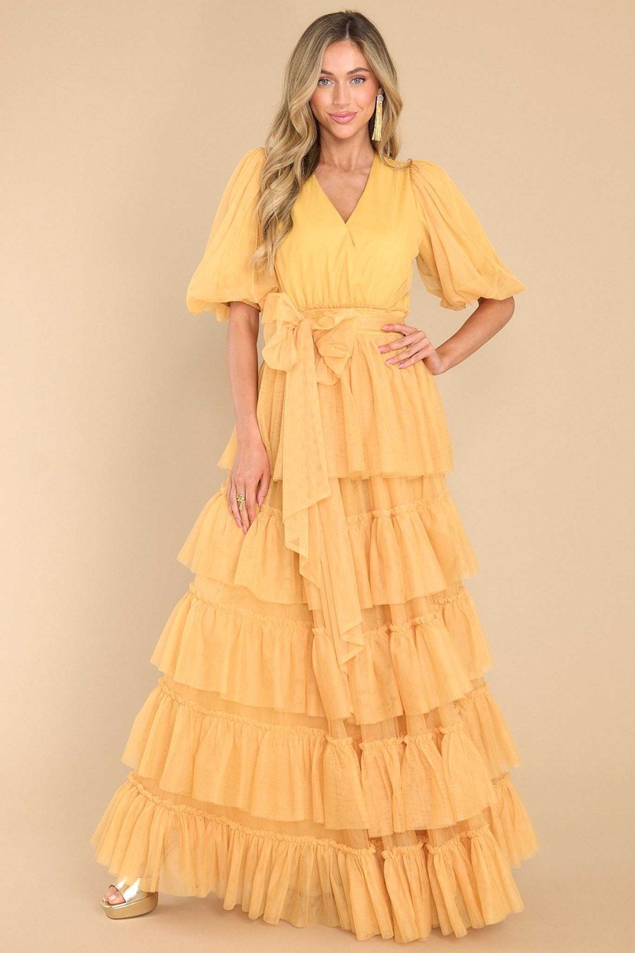 Clothing Aura Maxi Dresses | A Beautiful Feeling Maxi Dress Yellow