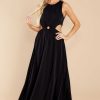Clothing Red Dress Maxi Dresses | Wander With Me Maxi Dress Black