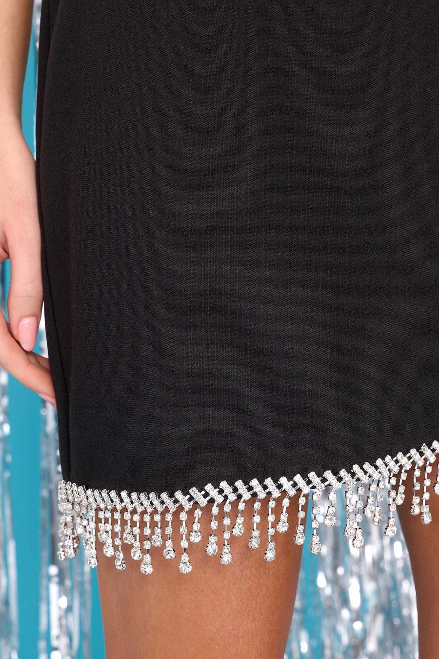 Clothing MINKPINK Skirts | Krystal Mini Skirt Black