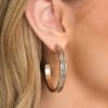 Jewelry Red Dress | Never Change Hoop Earrings Gold