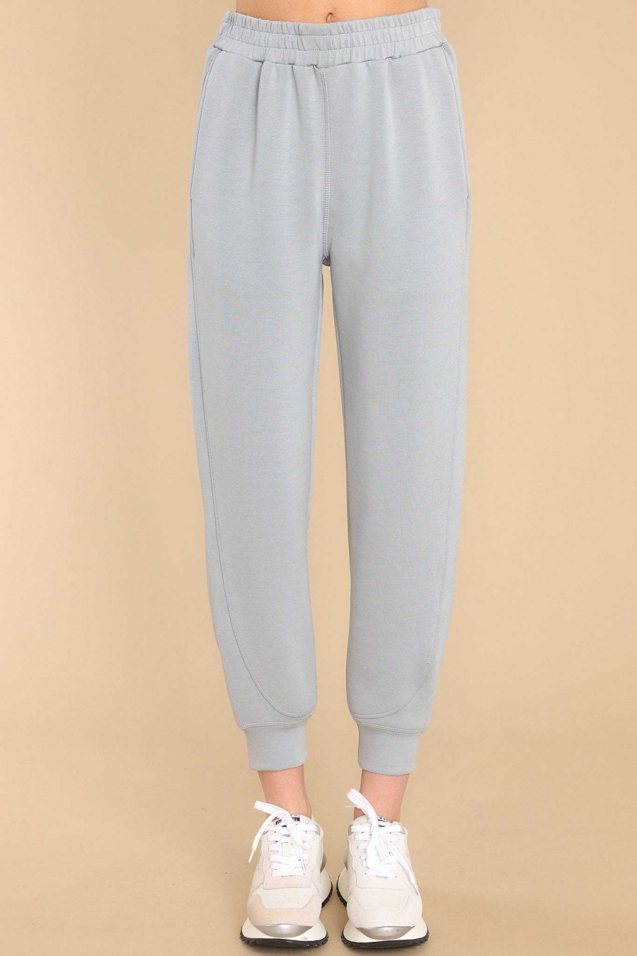 Clothing Red Dress Loungewear Bottoms | A Chill Moment Joggers Ash Blue