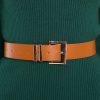 Accessories Red Dress Belts | Made It Through Cognac Belt Brown