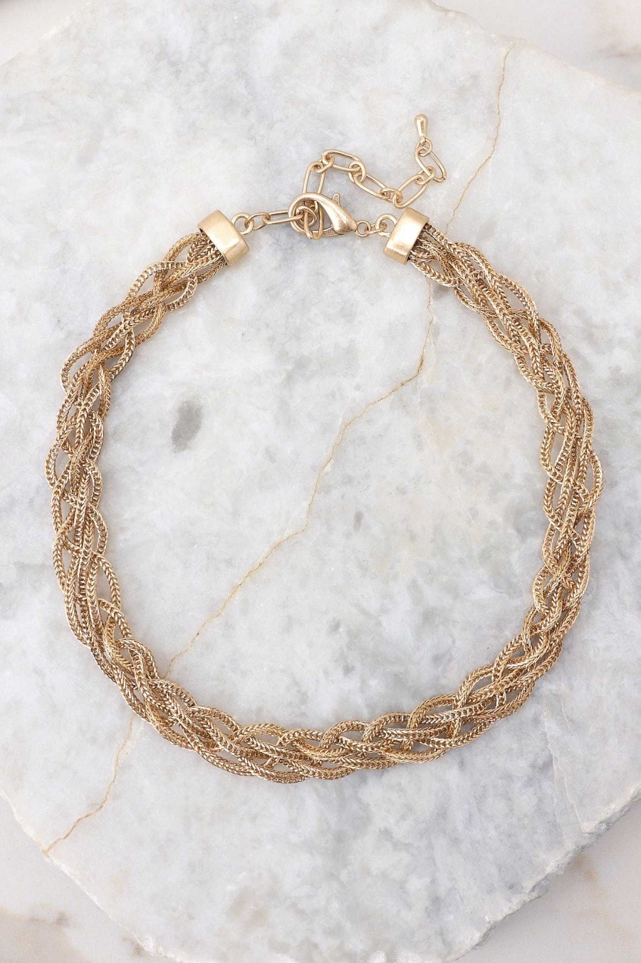 Jewelry Red Dress | Queen Of The Hill Necklace Gold