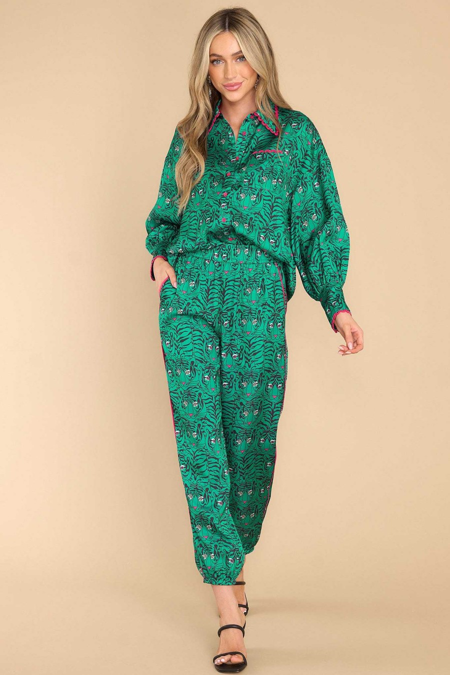 Clothing Alden Adair Pants | Elton Party Animal Pants Emerald