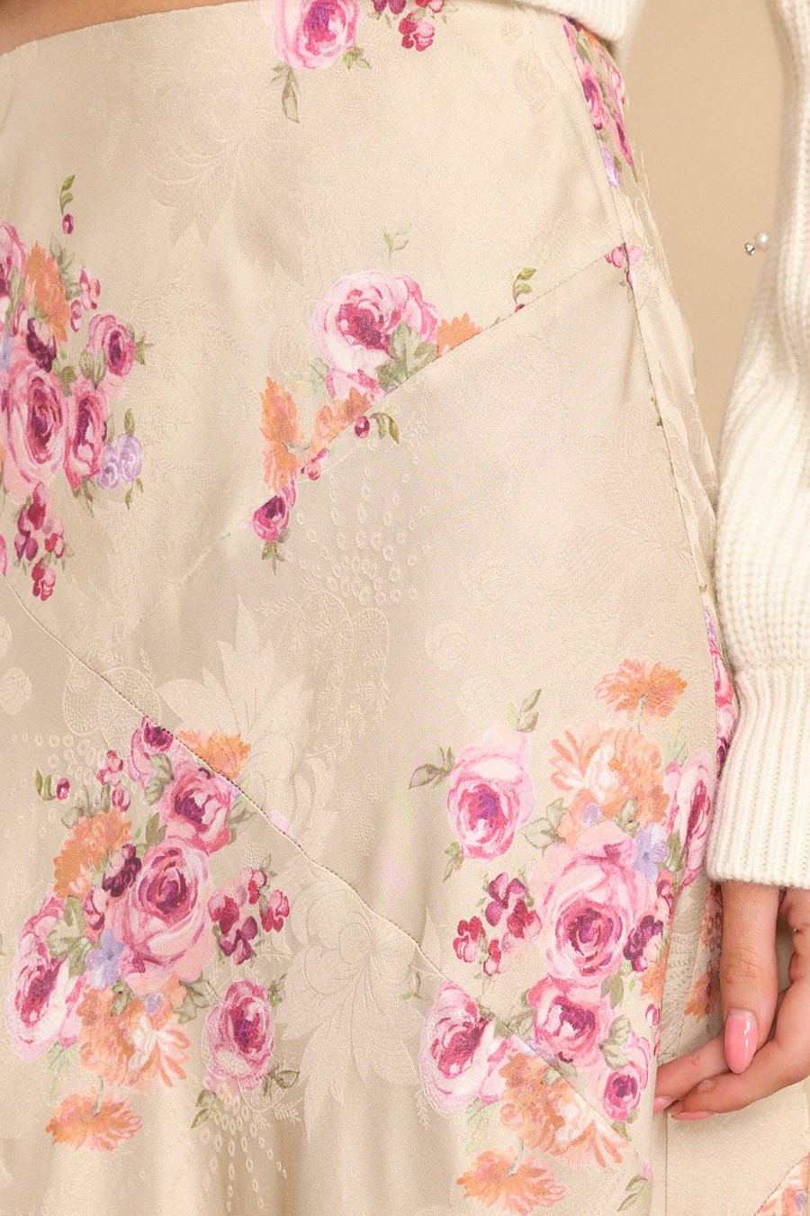Clothing LoveShackFancy Skirts | Booker Maxi Skirt Rosie Mauve
