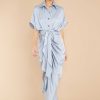 Clothing Red Dress Maxi Dresses | Brunch Date Maxi Dress Light Blue