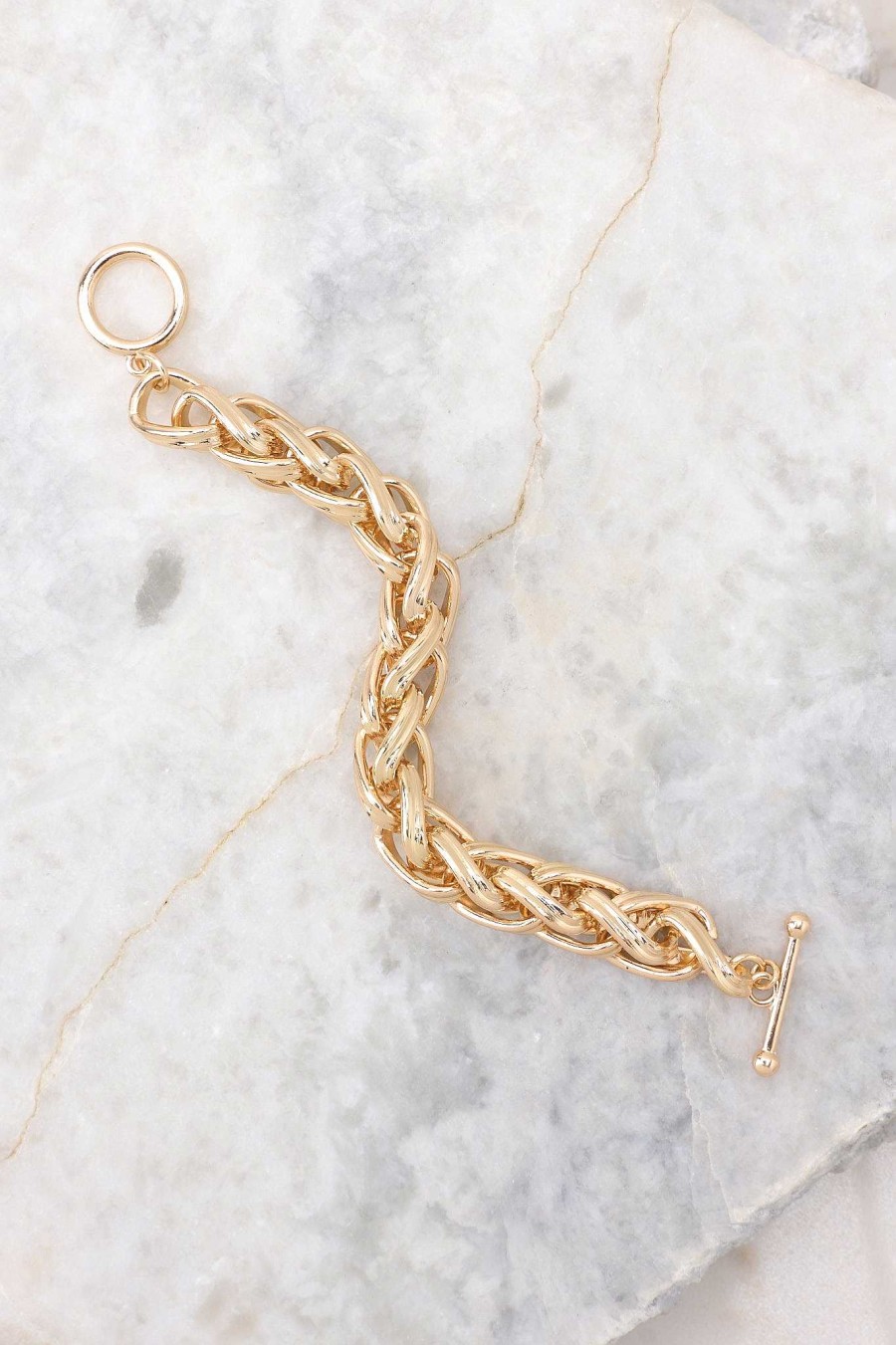 Jewelry Red Dress | Effortlessly Chic Bracelet Gold
