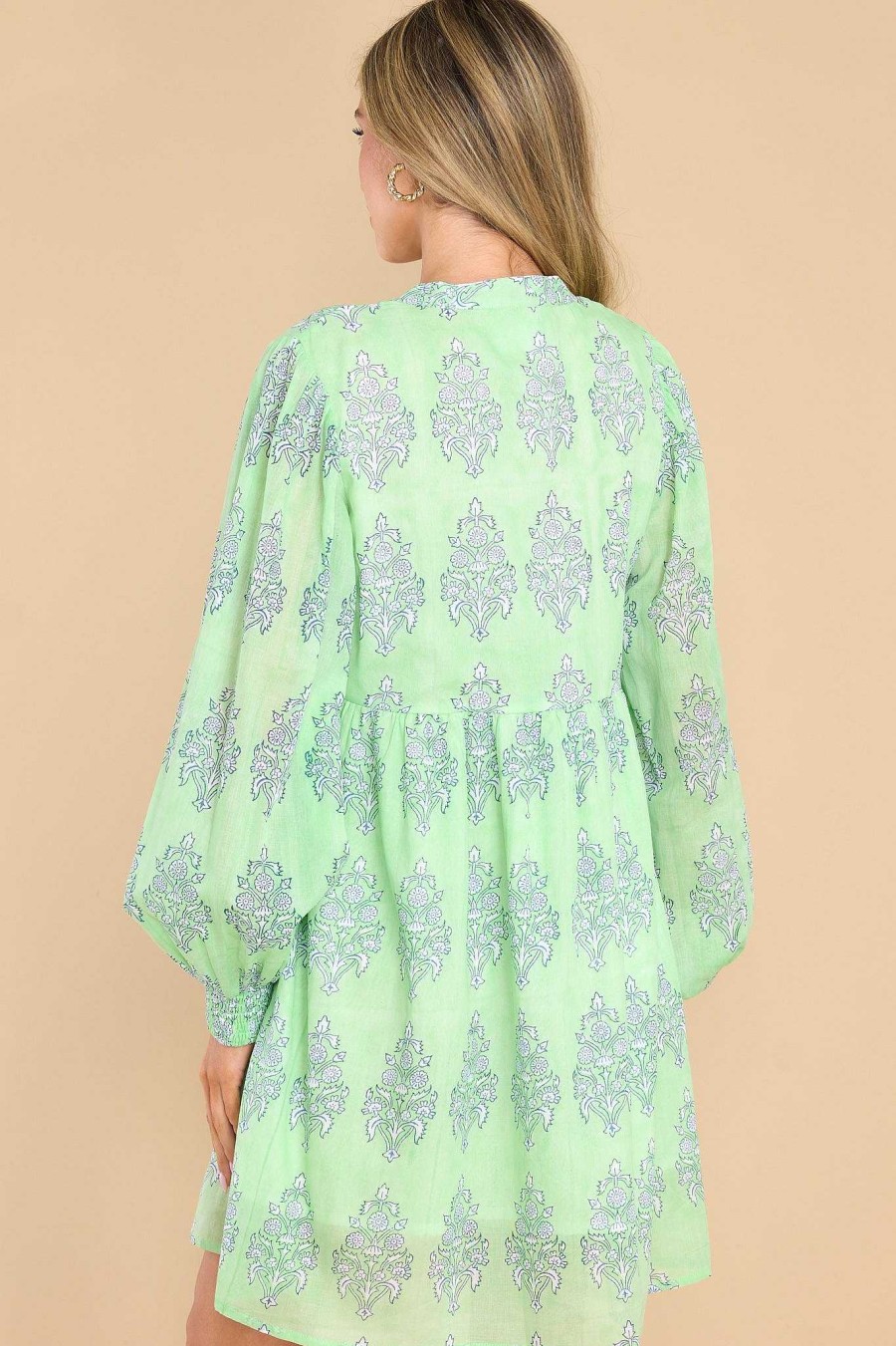 Clothing Victoria Dunn Mini Dresses | Fern Celadon Mini Dress Green