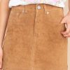 Clothing Blank NYC Skirts | Pecan Suede Mini Skirt Camel