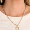 Jewelry Red Dress | Love Lockdown Necklace Gold