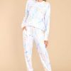 Clothing PJ Salvage Loungewear Bottoms | Banded Paint Pants Ivory